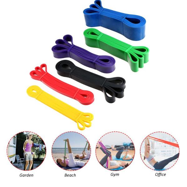 

sports resistance band pull up assist bands yoga stretch resistance loop bands bodybuilding muscle workout fitness elastic band
