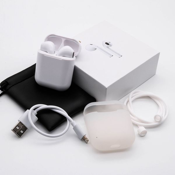 

2019 i9 tw wirele bluetooth headphone ture tereo earphone earbud with magnetic charger ca e ilicone protector ca e anti lo t