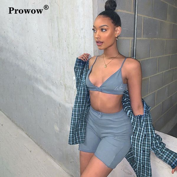 

two piece dress cotton knitted tracksuit women sleeveless crop shorts set ladies sportswear running 2 sets summer style outfits 2021, White