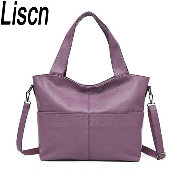 

new fashion 2018 leather bags women handbags brands designer cowhide bag ladies large casual tote women shoulder crossbody bags