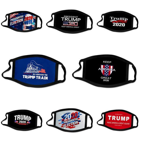 

designer trump halloween digital printing mask men masquerade party joker face masks washable reusable dustproof mascherine #236