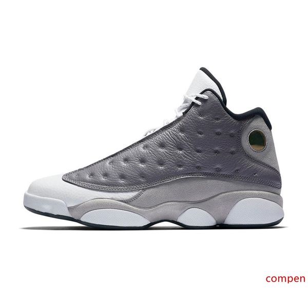 

2020 13s cap and gown men basketball shoes atmosphere grey terracotta blush black infrared phantom hyper chicago black cat men size 7.0-13