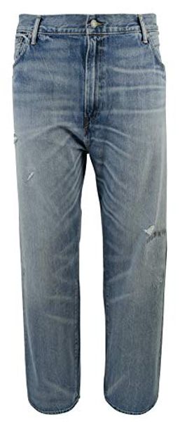 

men's big and tall hampton relaxed straight-fit stretch jean, Blue