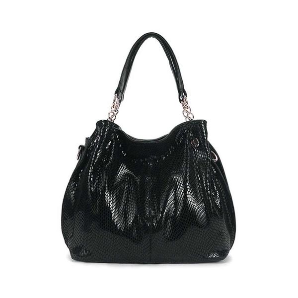 

large leather women's bag 2020 new fashion women tote bag black beige brown snake pattern big capacity sac main femme