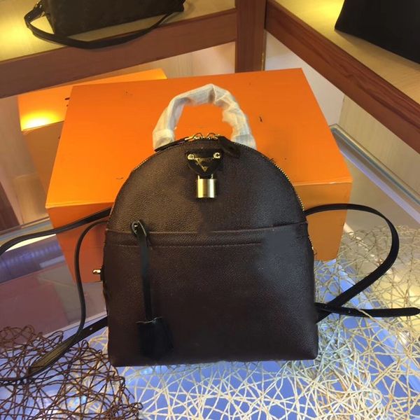 

women designer backpack luxury purses classic style travel bags leather double zipper bookbag handbag purse 25*23cm