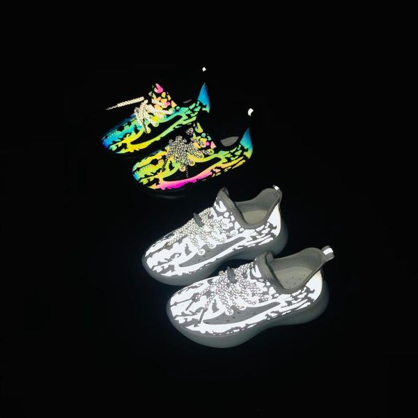 

refletive kids sneakers running shoes for boys girls sport shoes children's outdoor trainers 2020 new style mesh lightweight