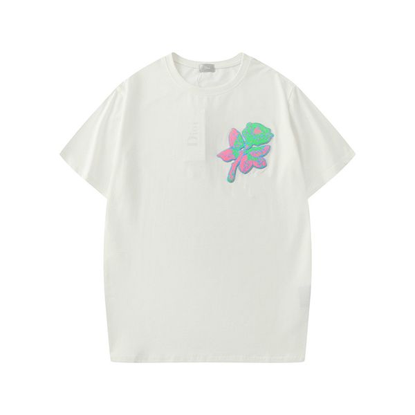 

2020 mens t shirt summer casual mens loose tees letters print breathable round neck short sleeves cotton blend clothing size s-2xl, White;black