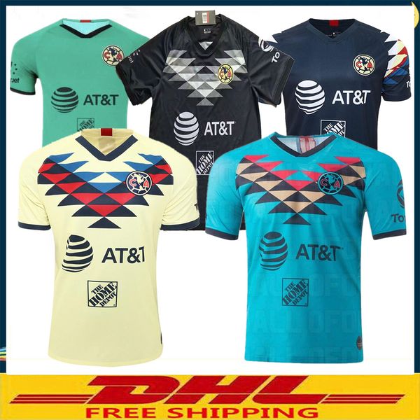 

in stock dhl the 2019 2020 america soccer jersey 19 20 ultra-fast delivery size can be mixed batch s-xxl, Black;yellow