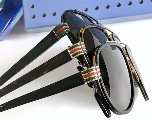 

eyewear designer fashion new pilots style 2019 frame with 0447 quality popular protection sunglasses elling uv 400 lens wgavg, White;black