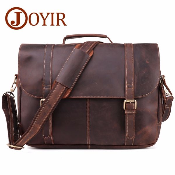 

posters crazy horse mens leather men's briefcase handbag business bag lapmessenger genuine designer shoulder document computer sale