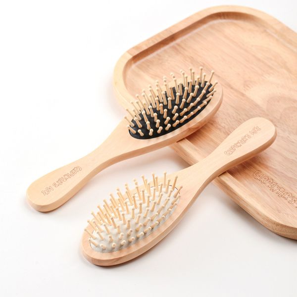 

1pc head massage comb hair salon air bubble hair comb anti-static makeup airbag wood anti-hair loss ion g0412, Silver