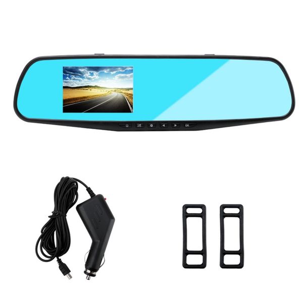 

car dvr camera rearview mirror 3.9 inch digital video recorder single lens