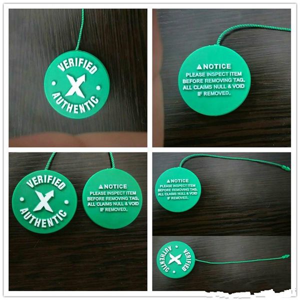 

Wholesale Stock X Green Circular Tag Plastic Verified Authentic Shoe Buckle