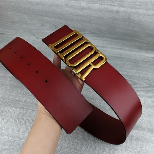 

Fashion belt 2019 new women wide belt fashion smooth buckle gold buckle belts body wide 7cm female friends casual personality belt 123001