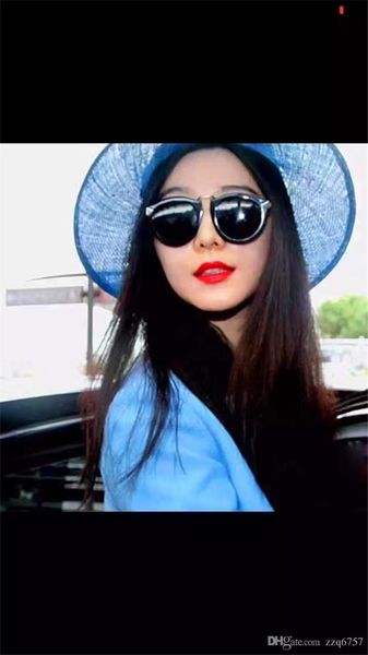 

classic fashion sunglasses kw 1101406 cat type frame simple arrow eyewear polarized coating reflective uv400 lens with box, White;black