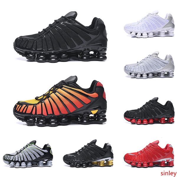 

2020 tl running shoes oz nz r4 mens sneakers triple black white clay orange blue metallic silver university red men trainer sports