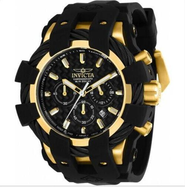 

dropshipping invicta модель: 23861 диаметр 50 мм болт мужской круглый аналоговый хронограф дата черный силиконовый дайвер роскошные часы, Slivery;brown