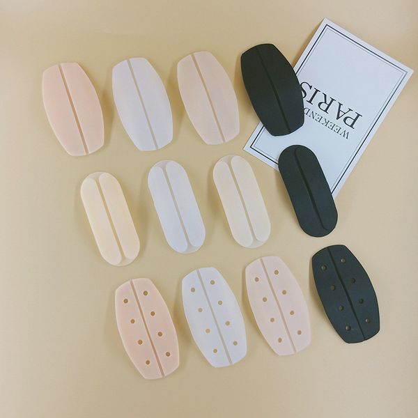 

bra silica gel shoulder pad anti-slip strap gasket hidden lingerie relaxation shoulder pad outdoor with anti-slip usefu, Black;white