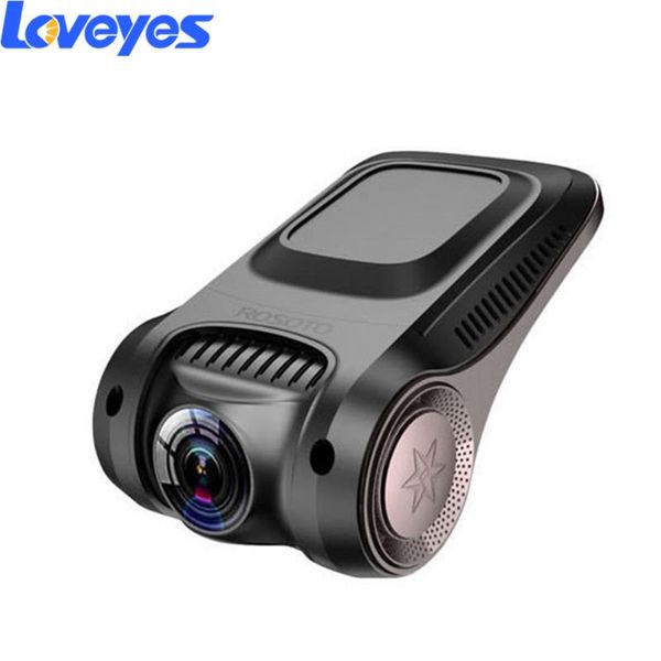 

hidden driving recorder hd night vision mini wifi android mirror dash cam no screen driving recorder front and rear camera 301 car
