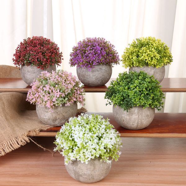 

artificial fake flower plant potted bonsai christmas wedding party decoration artificial plant bonsai home l garden decor