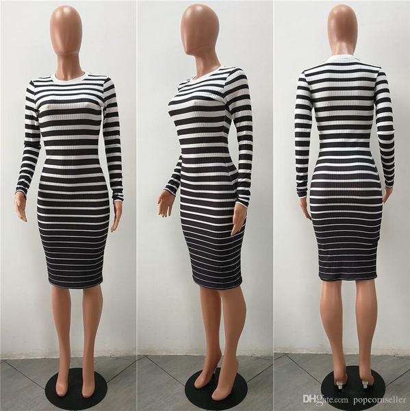 

fashion striped womens designer shirt skirt casual long sleeve skirt shirts dress fashion ladies comfortable blouses women apparel, Black;gray