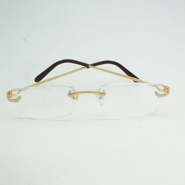 Großhandel - Brillengestell Männer Markendesigner Quadratische Brillen Herren Ovale Lesebrille Oculos Gafas 011