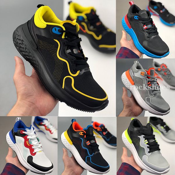 

2020 new epic react fly knit 3 breathable mesh surface mens running shoes white black blue women sport sneakers men trainers eur 36-45