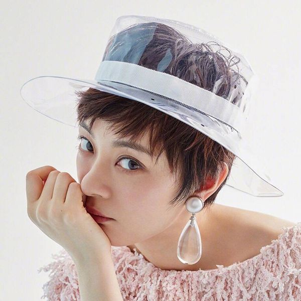 

transparent viso summer hats for beach women fashion pvc female trend women's hat for summer plasti visor sun hats women, Blue;gray