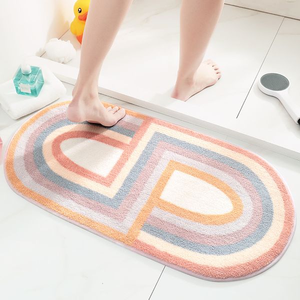 

nordic bath mat bathroom carpet non slip entrance floor mat doormat kitchen absorption rugs modern home decoration