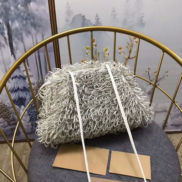 

new fashion women's designer handbag various colors woven hedgehog cloud bag real leather banquet shopping women's bag comfortable