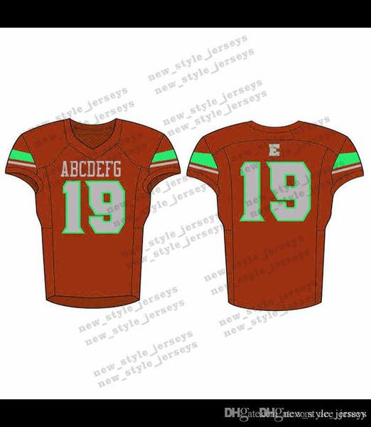 

12Men 2019 Youth Football Jerseys Army Green Wine Red Embroidery Logos Stitched Custom Any name Any number Jerseys