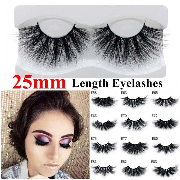 

new 3d mink eyelashes 25mm false eyelashes natural soft eyelash extension big dramatic mink lashes eye makeup tool