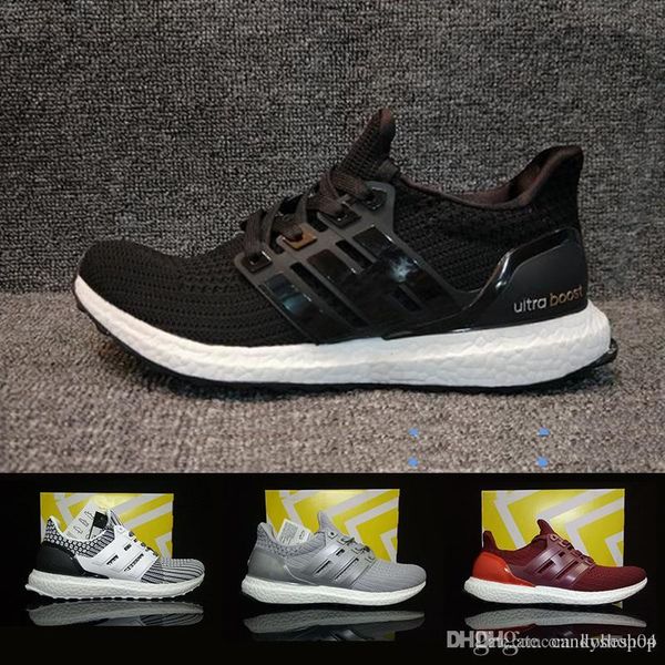 

2019 ultra 3.0 real 4.0 uncaged oreo running shoes triple black white primeknit zapatos mens sneakers ultra chaussres
