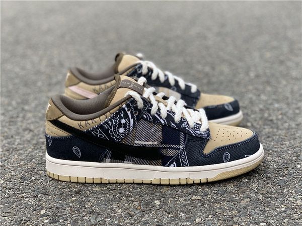 

new 2020 running man parachute low jack scott regular box cactus travis black brown beige petra authentic shoes woman dunk sb chsrk, Black;white