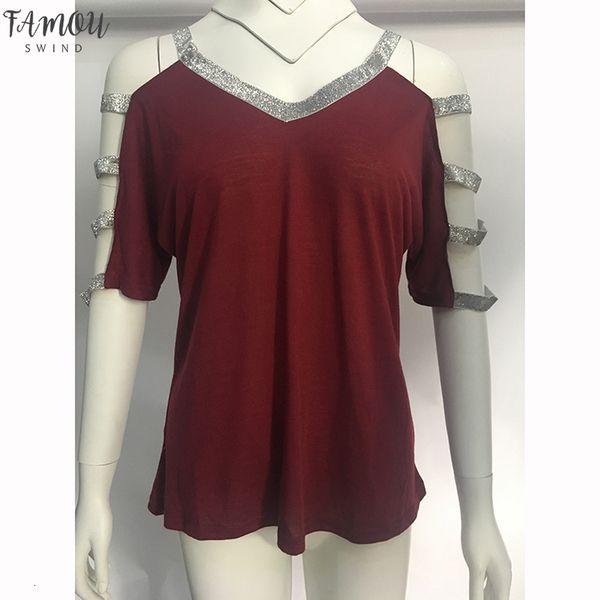 

harajuku women t shirt sequined patchwork hollow out ladies summer tee shirt femme sj3816r, White