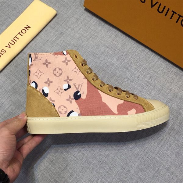

20ss new spring/summer men casual shoes breathable black high-sneakers lace-up canvas shoes 2019 fashion white men shoes flats