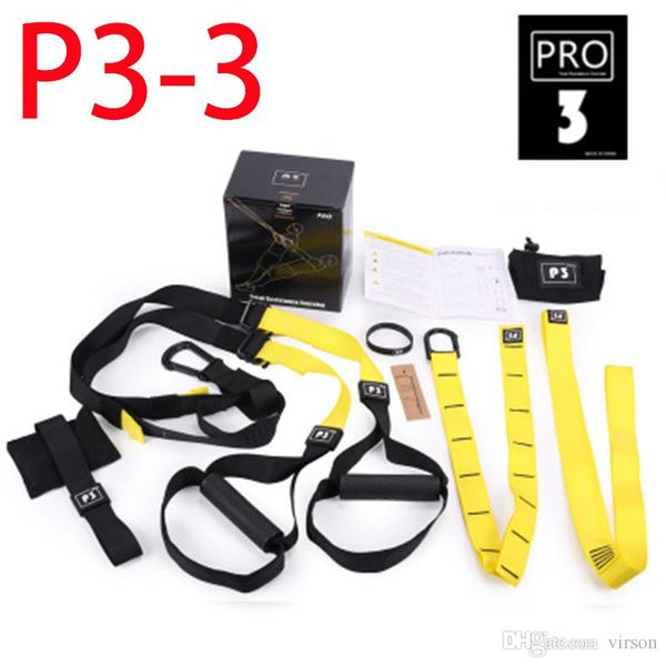 

virson p3-3 resistance bands hanging sport gym workout fitness suspension exercise pull rope straps trainer belt for adults