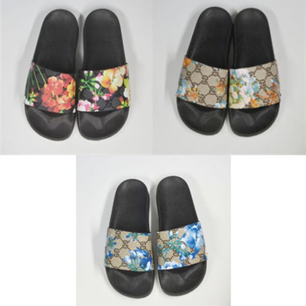 

women slippers plus size flattie floral flowers sandals flip flops beachwear outdoor indoor rivet flat shoe fashion stylish 0089, Black