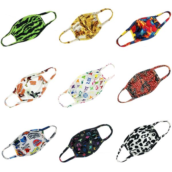 

breathing valve masks mouth sunscreen facial outdoor masks anti-fog reusable face er washable designer printed mask ffa4030 #360, Black