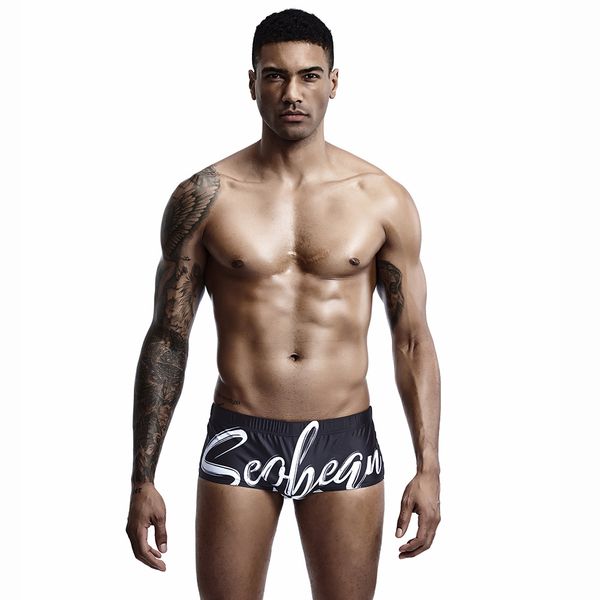 

2019 summer mens swimming boxer sunga masculina trunk swimwear swimsuits zwembroek heren cuecas beach shorts swim