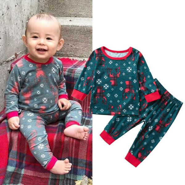 Toddler Infant Baby Girls Plaid Tops T Shirt Pants Leggings Kids Clothes Outfits