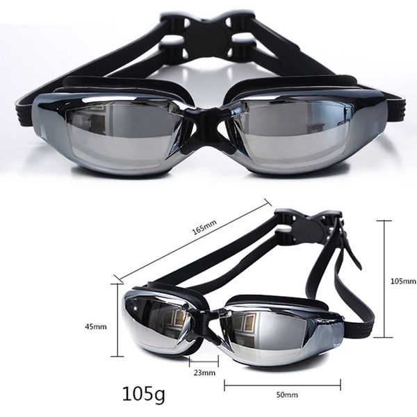 

multi prescription optical myopia nearsight goggle glasses sportswear silicone polycarbonate lens anti-fog coated watertight