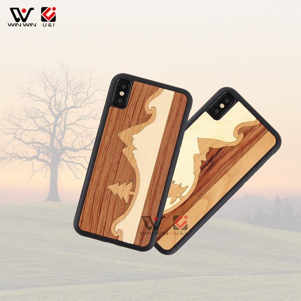 2021 Custodie per cellulari in legno naturale all'ingrosso Amazon antiurto per iPhone 6 7 8 Plus 11 12 Pro X XR XS Max