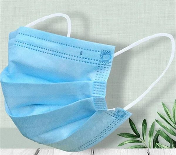 

одноразовые из сша новый корабль маска для лица нетканые 3 слойные пылезащитные маски 50шт для взрослых с эластичной ушной раковиной в налич