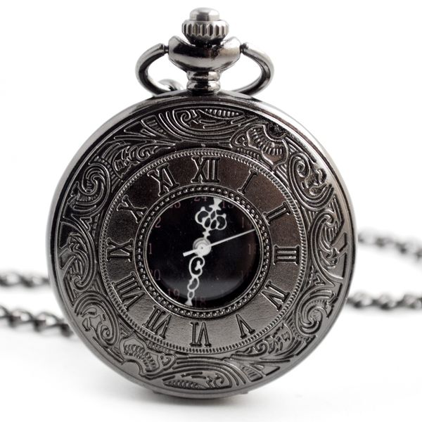 

mixed 5colors classic bronze roman quartz watch vintage pocket watch, Slivery;golden