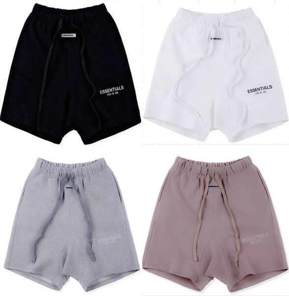 

новый джастин бибер страх бог основа письмо печати шорты jogger est кулиска коллекция man женщины хип-хоп вог дизайнера, White;black