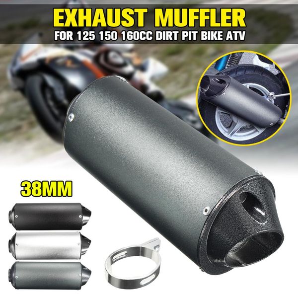 

38mm motorcycle exhaust muffler sc gp escape exhaust mufflers for for pipe 125/150/160cc