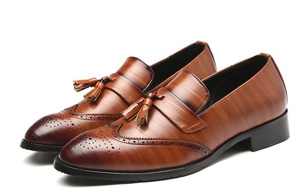 

men dress shoes quality men formal lace-up business oxford shoes men wedding pointy casual shoes plus size, Black