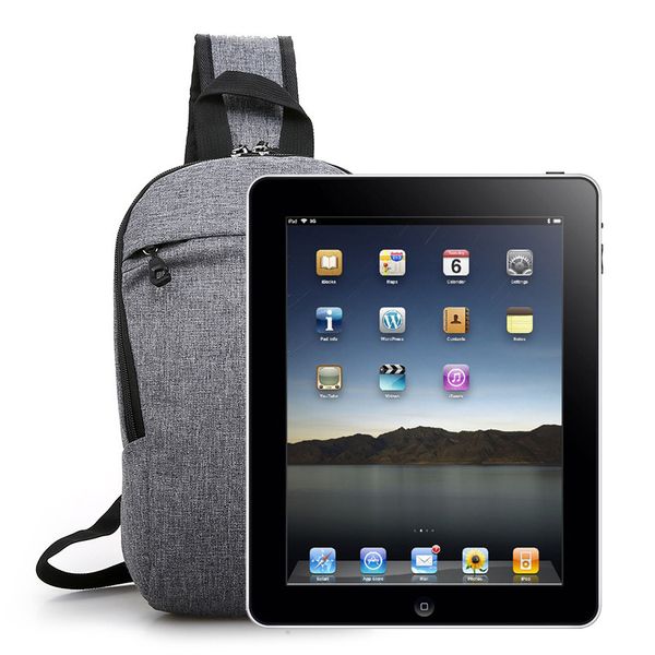 

korean version of the large-capacity multifunctional lightweight quality chest bag men's shoulder diagonal casual fashion men's ba