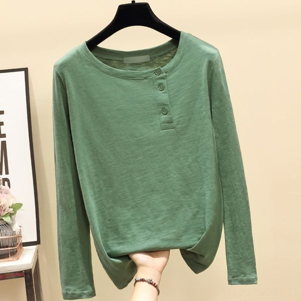 

bamboo cotton long-sleeved women's thin summer loose base t-shirt foreign style pure underpants t-shirt underpants cotton, White